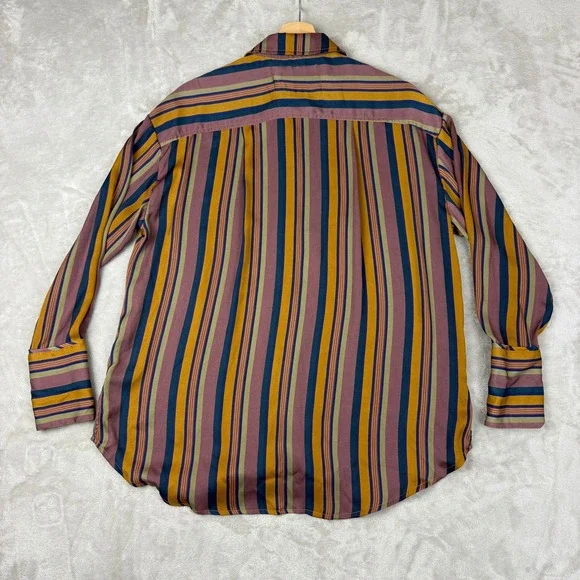 We The Free: Free People Blouse Women XS All Smiles Top Striped Snap Front NWT - Picture 5 of 12